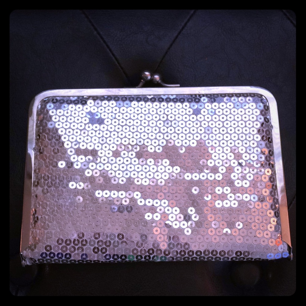 Silver Sequin Wallet! - image 1